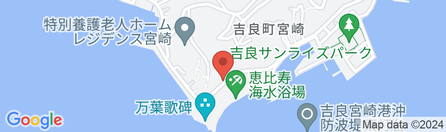 渚のリゾート 竜宮ホテルの地図