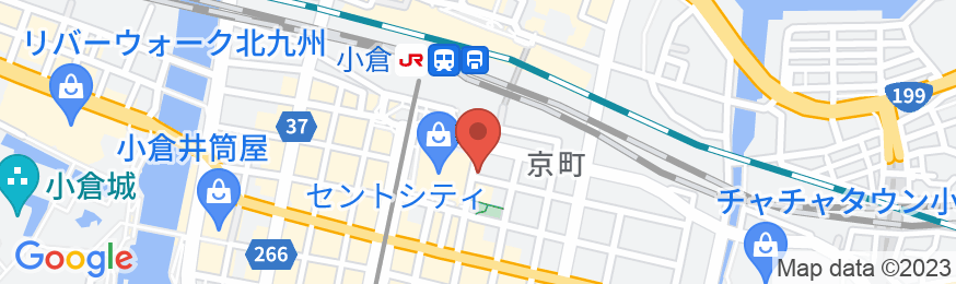 ホテルリリーフ 小倉駅前の地図