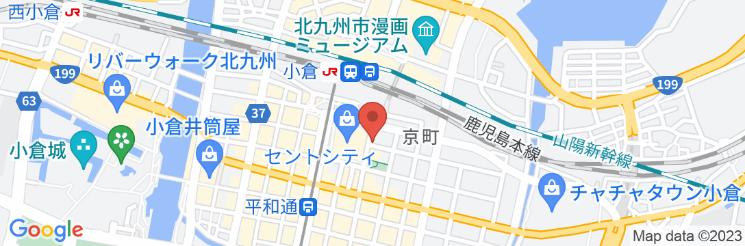 ホテルリリーフ 小倉駅前の地図