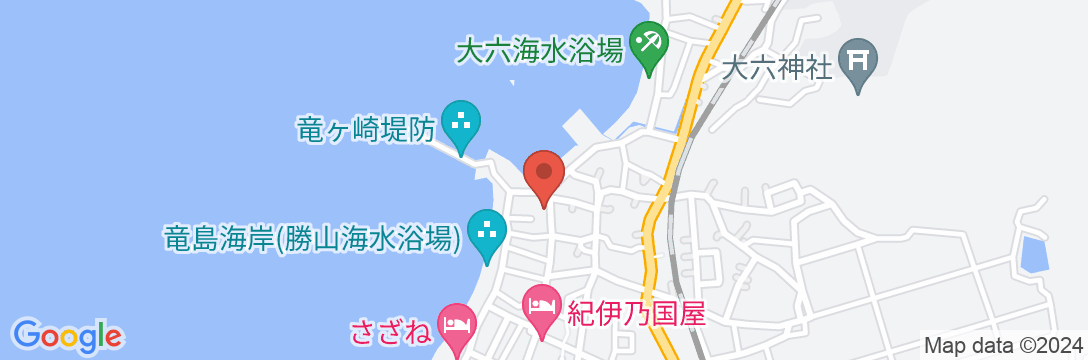 年間民宿 小松園の地図