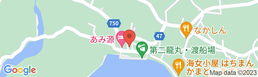 料理自慢の民宿 伊平屋荘の地図