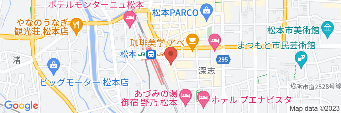 エースイン松本の地図