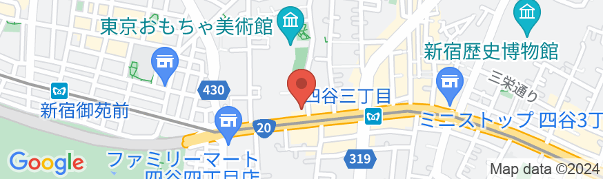 ホテルウィングインターナショナルプレミアム東京四谷の地図