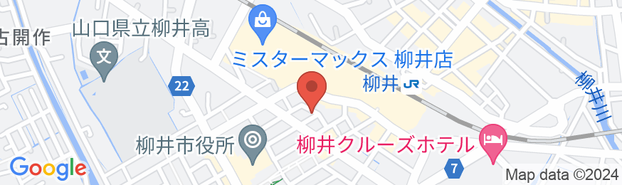 柳井ステ-ションホテルの地図