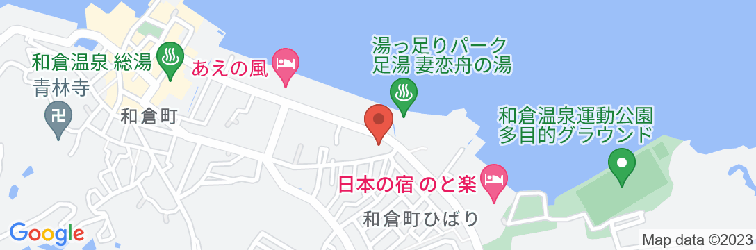 和倉温泉はまづるの地図