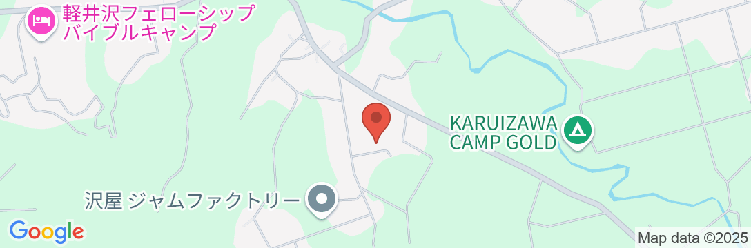 ペンションひまわり<軽井沢>の地図