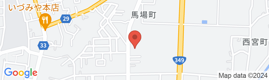 ホテル釜萬の地図
