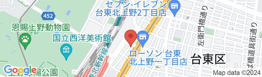 上野ホテルの地図