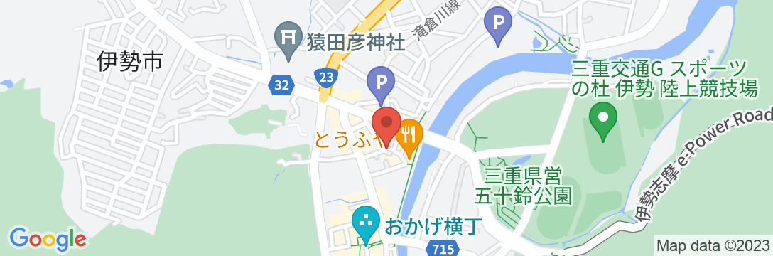 参宮の宿 宿屋五十鈴の地図