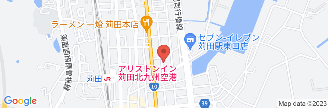 アリストンイン苅田北九州空港の地図
