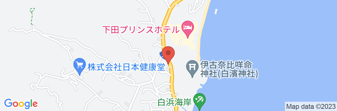 白浜ゲストハウス うーちゃん家の地図