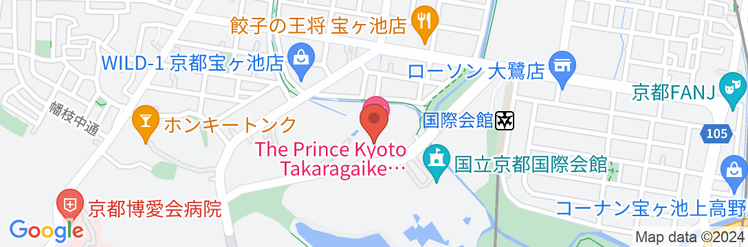ザ・プリンス 京都宝ヶ池、オートグラフコレクションの地図