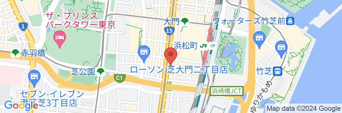 三交インGrande東京浜松町の地図
