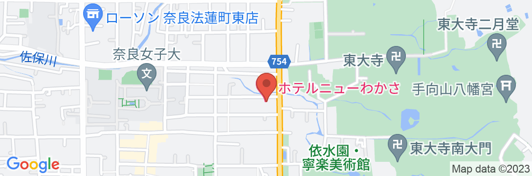 奈良町家 和鹿彩 別邸の地図