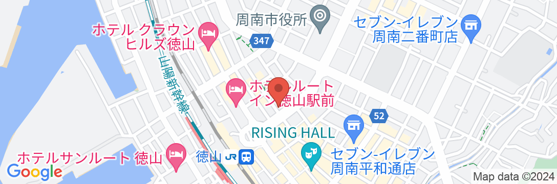 Tabist ホテルアルフレックス 徳山駅前の地図