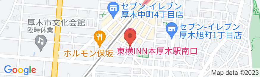 東横INN本厚木駅南口の地図