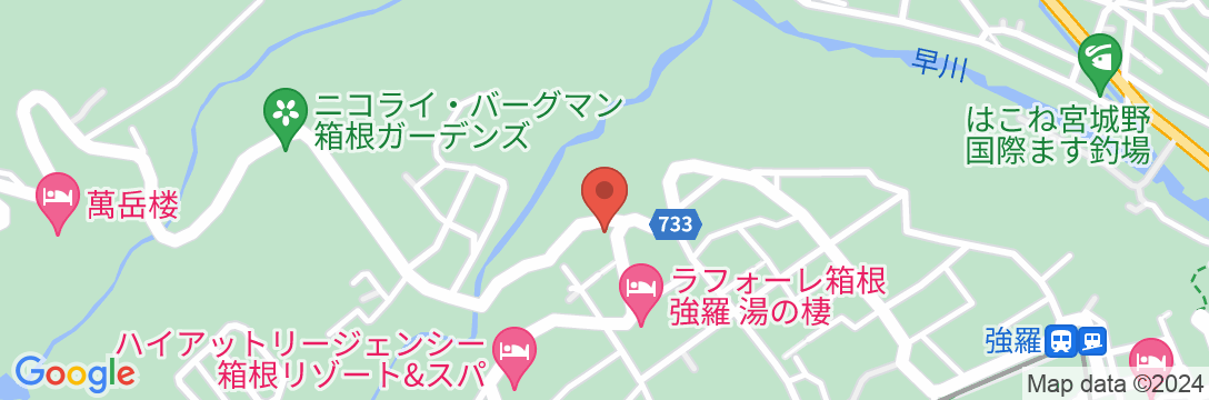 TKPホテル&リゾート レクトーレ箱根強羅の地図