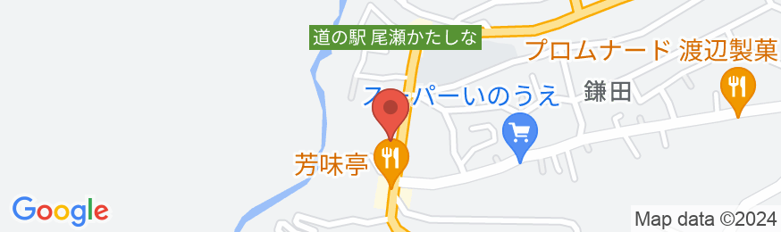 尾瀬かまた宿温泉 水芭蕉乃湯 梅田屋旅館の地図