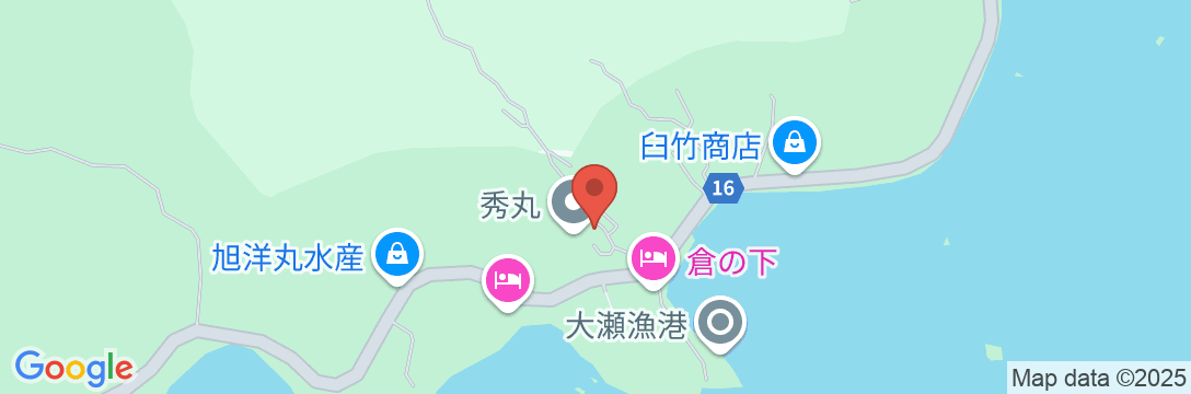 Hamabe Ose(旧:Hamabeのコテージ 銀の海)の地図