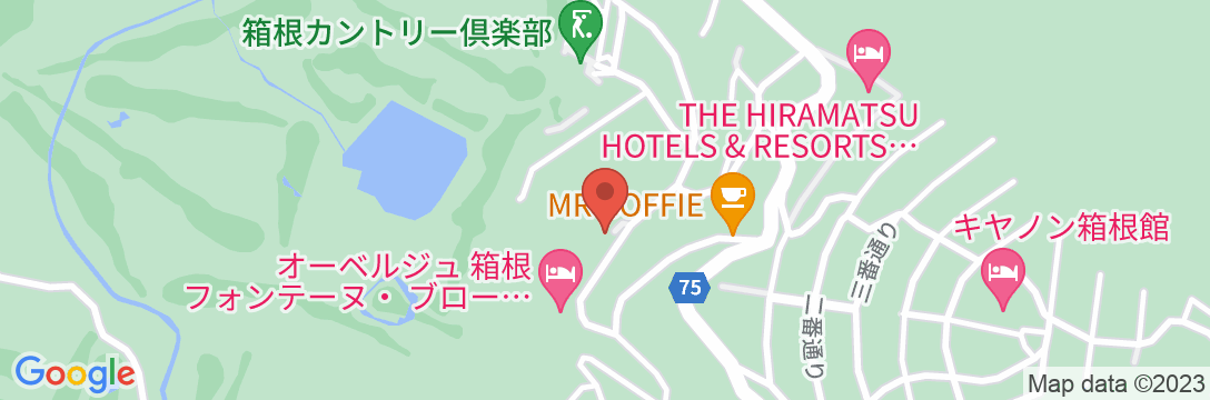 絶景の癒しの湯宿 箱根 星のあかりの地図