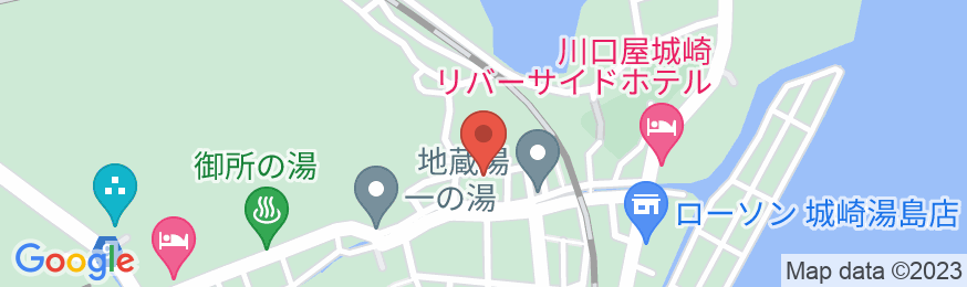 城崎温泉 医食同源の宿 かに庵の地図