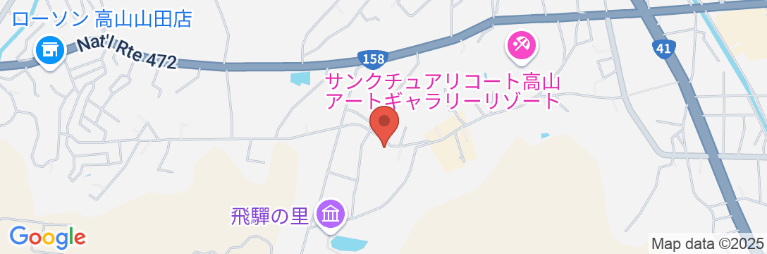 お宿 八兵衛の地図