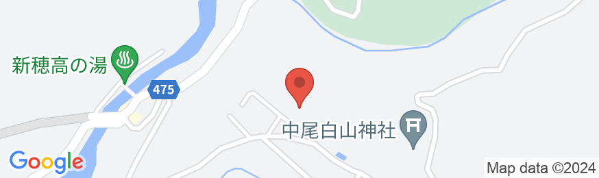 新穂高温泉 中尾高原 ゆ宿 おさんぽ日和の地図
