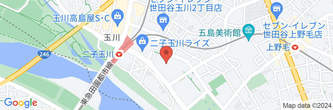 二子玉川エクセルホテル東急の地図