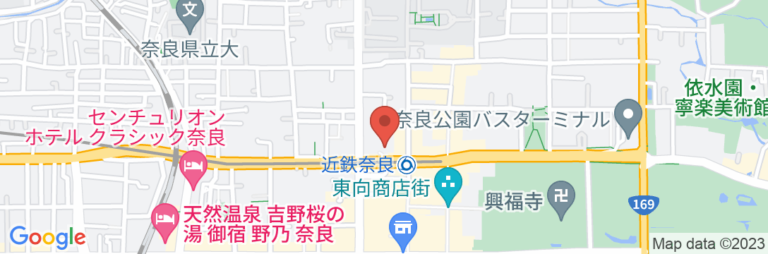 東横INN近鉄奈良駅前の地図