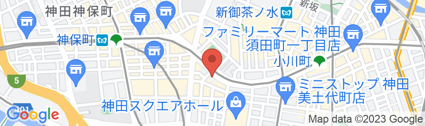 アパホテル〈神田神保町駅東〉の地図