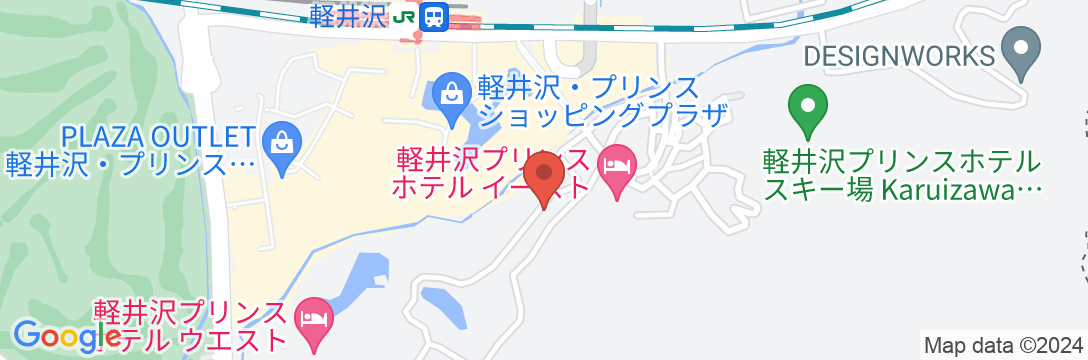 ザ・プリンス ヴィラ軽井沢の地図