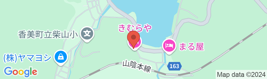 自然と味覚が香る宿きむらやの地図