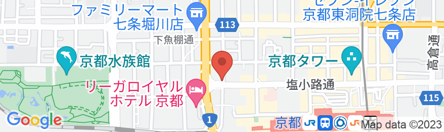 ホテルエクセレンス京都駅前の地図