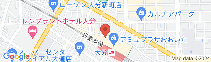 JR九州ホテルブラッサム大分の地図