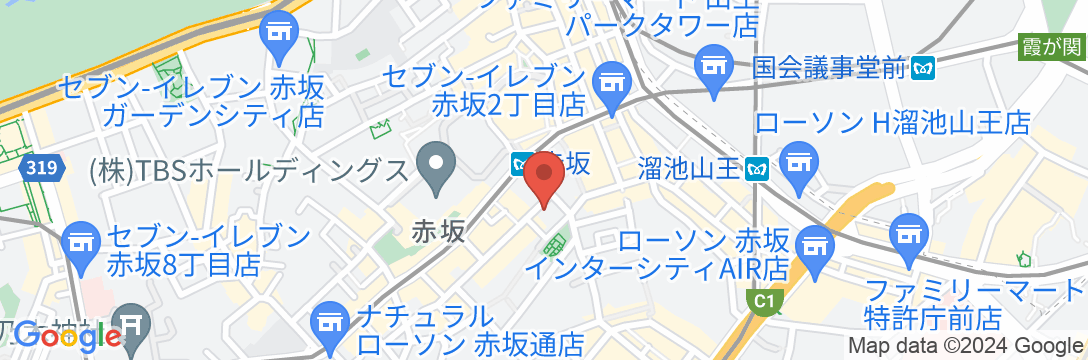 京王プレッソイン赤坂の地図
