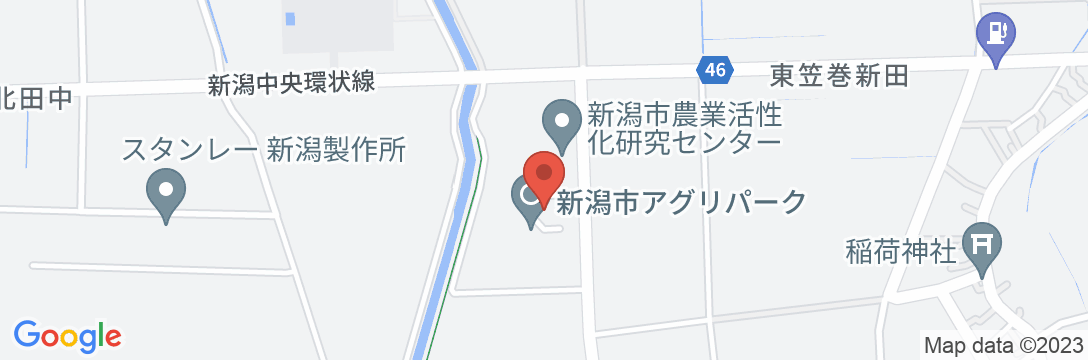 新潟市アグリパークの地図