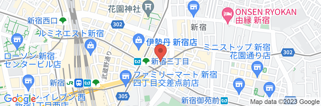東急ステイ新宿の地図