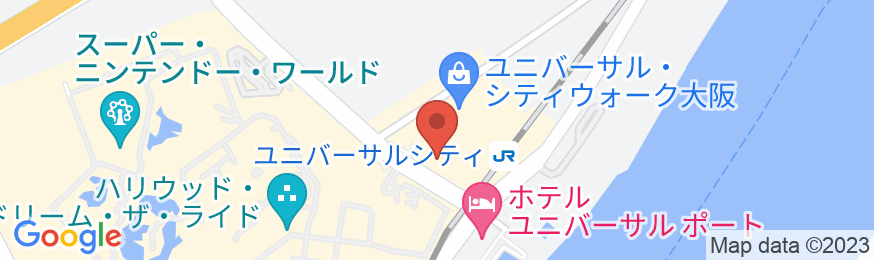 ザ パーク フロント ホテル アット ユニバーサル・スタジオ・ジャパンの地図