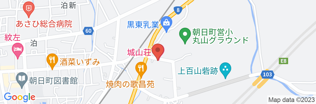 旅館 城山荘 <富山県>の地図