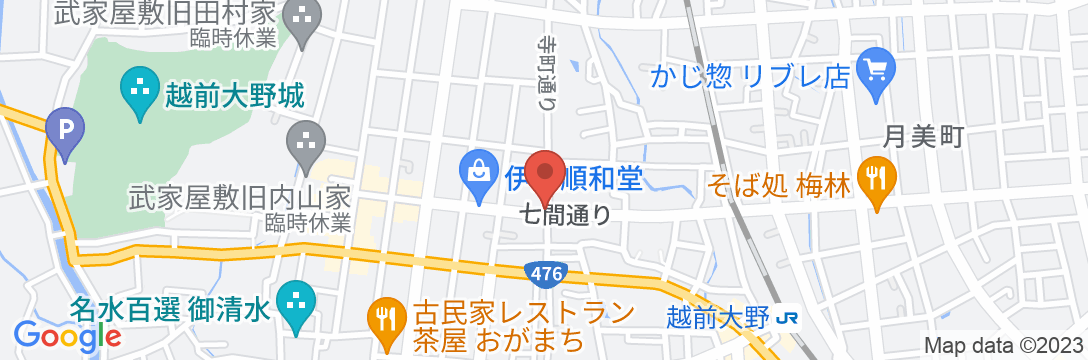 弥生旅館の地図