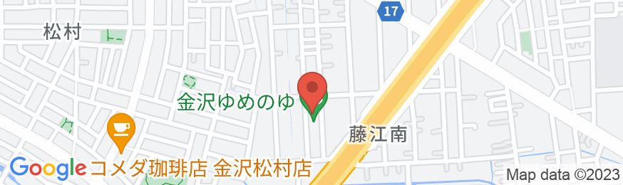 天然温泉・健康ランド 金沢ゆめのゆの地図