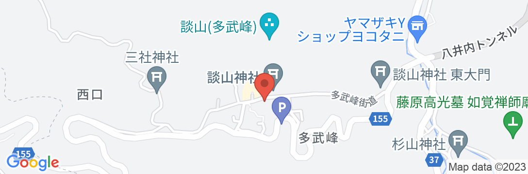 多武峰観光ホテルの地図