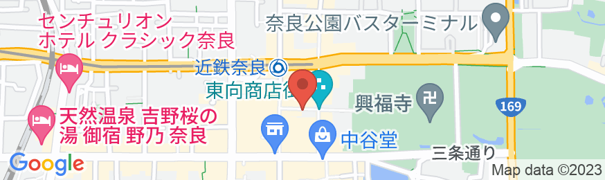 奈良ゲストハウス3Fの地図