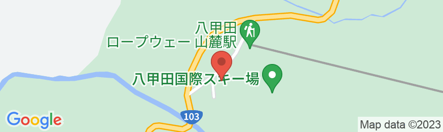 八甲田山荘の地図