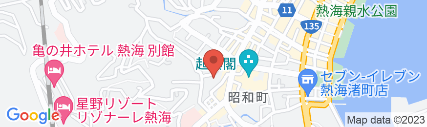 熱海温泉 昭和倶楽部の地図