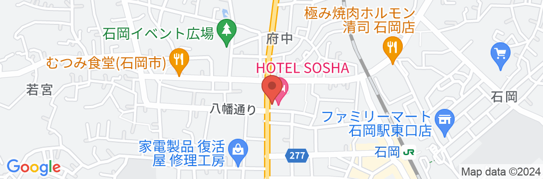 HOTEL SOSHAの地図