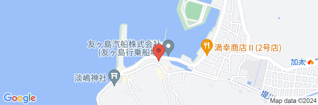 活魚料理専門旅館 あたらし屋の地図