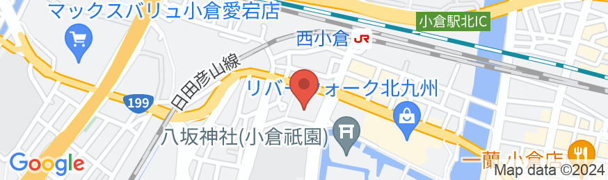 小倉リーセントホテルの地図