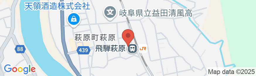 萩の里 別館の地図