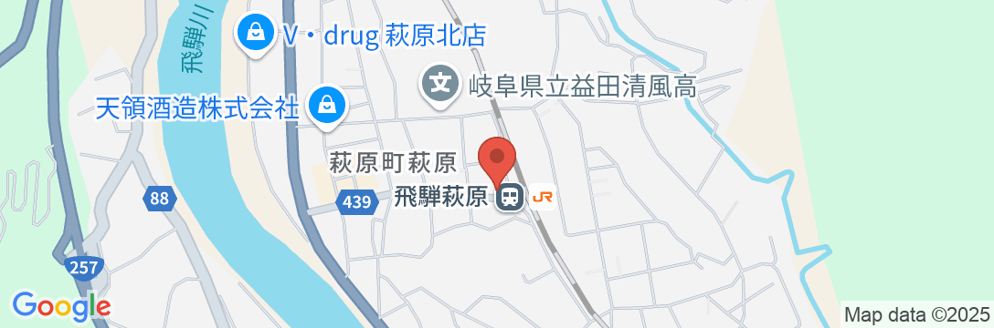 萩の里 別館の地図